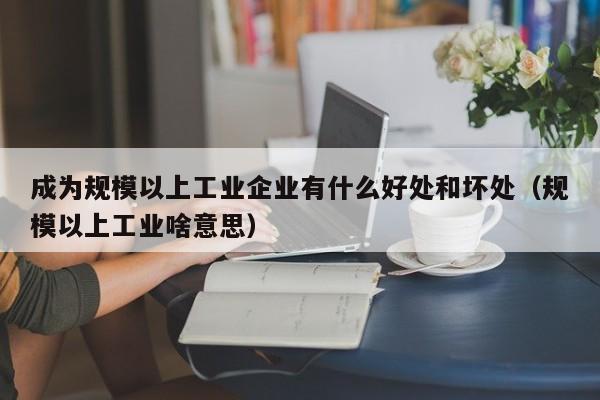 成为规模以上工业企业有什么好处和坏处（规模以上工业啥意思）