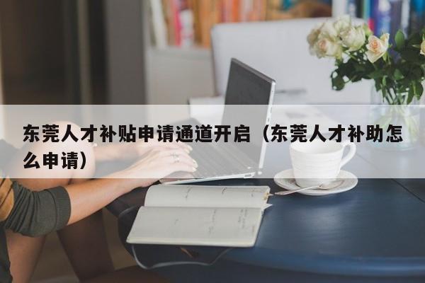 东莞人才补贴申请通道开启（东莞人才补助怎么申请）