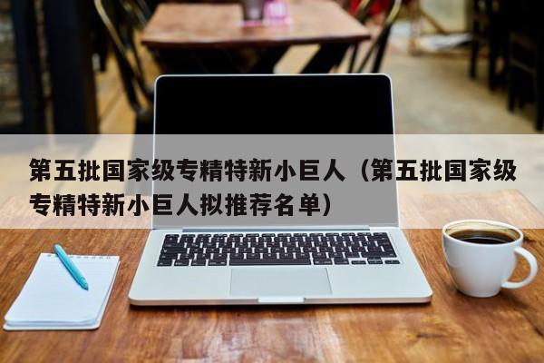 第五批国家级专精特新小巨人（第五批国家级专精特新小巨人拟推荐名单）