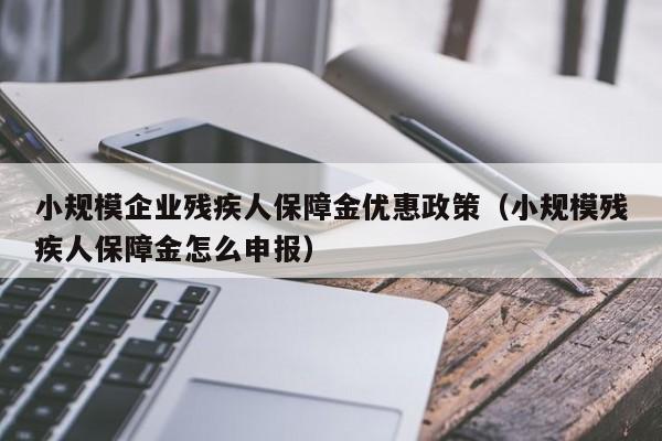 小规模企业残疾人保障金优惠政策（小规模残疾人保障金怎么申报）