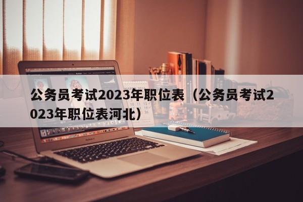公务员考试2023年职位表（公务员考试2023年职位表河北）